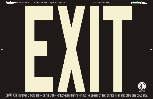 Easy Exit Sign